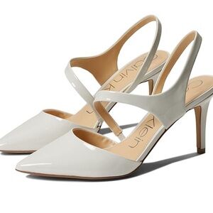 Calvin Klein Women's Geena 2 Cream Heels